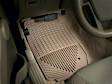 2004 Ford Explorer - All-weather Series, Tan, Front Row, Flat Floor Mat, Sport Utility, Made of Rubberized Thermoplastic Elastomer