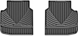 W314 Second Row All-weather Series Flat Floor Mat, Black Made of Rubberized Thermoplastic Elastomer