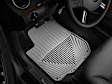 W31GR Front Row All-weather Series Flat Floor Mat, Gray Made of Rubberized Thermoplastic Elastomer