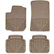 W31TN-W50TN Front and Rear All-weather Series Flat Floor Mat, Tan Made of Rubberized Thermoplastic Elastomer