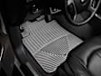 W357GR Front Row All-weather Series Flat Floor Mat, Gray Made of Rubberized Thermoplastic Elastomer