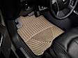 W357TN Front Row All-weather Series Flat Floor Mat, Tan Made of Rubberized Thermoplastic Elastomer