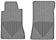 W35GR Front Row All-weather Series Flat Floor Mat, Gray Made of Rubberized Thermoplastic Elastomer