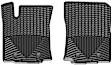 2020 Toyota Tacoma - All-weather Series, Black, Front Row, Flat Floor Mat, Extended Cab Pickup, Made of Rubberized Thermoplastic Elastomer