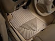 W37TN Front Row All-weather Series Flat Floor Mat, Tan Made of Rubberized Thermoplastic Elastomer