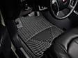 W386 Front Row All-weather Series Molded Floor Liner, Black Made of Rubberized Thermoplastic Elastomer