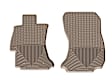 W387TN Front Row All-weather Series Flat Floor Mat, Tan Made of Rubberized Thermoplastic Elastomer