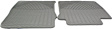 W39GR Front Row All-weather Series Flat Floor Mat, Gray Made of Rubberized Thermoplastic Elastomer