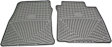 W39GR Front Row All-weather Series Flat Floor Mat, Gray Made of Rubberized Thermoplastic Elastomer