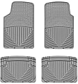 W3GR-W20GR Front and Second Row All-weather Series Flat Floor Mat, Gray Made of Rubberized Thermoplastic Elastomer