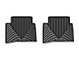 W401 Second Row All-weather Series Flat Floor Mat, Black Made of Rubberized Thermoplastic Elastomer