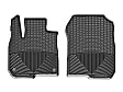 2019 Honda CR-V - All-weather Series, Black, Front Row, Flat Floor Mat, Sport Utility, Made of Rubberized Thermoplastic Elastomer