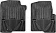 2007 Ford F-150 - All-weather Series, Black, Front Row, Flat Floor Mat, Crew Cab Pickup, Made of Rubberized Thermoplastic Elastomer