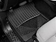 2007 Ford F-150 - All-weather Series, Black, Front Row, Flat Floor Mat, Crew Cab Pickup, Made of Rubberized Thermoplastic Elastomer