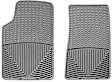 W47GR Front Row All-weather Series Flat Floor Mat, Gray Made of Rubberized Thermoplastic Elastomer