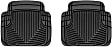 W50 Second Row All-weather Series Flat Floor Mat, Black Made of Rubberized Thermoplastic Elastomer