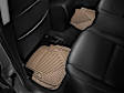 W50TN Rear All-weather Series Flat Floor Mat, Tan Made of Rubberized Thermoplastic Elastomer