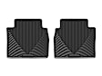 W538 Second Row All-weather Series Flat Floor Mat, Black Made of Rubberized Thermoplastic Elastomer