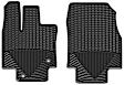 W540 Front Row All-weather Series Flat Floor Mat, Black Made of Rubberized Thermoplastic Elastomer