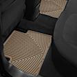 W545TN Second Row All-weather Series Flat Floor Mat, Tan Made of Rubberized Thermoplastic Elastomer