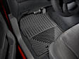 W54 Front Row All-weather Series Flat Floor Mat, Black Made of Rubberized Thermoplastic Elastomer