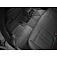 W607 Second Row All-weather Series Flat Floor Mat, Black Made of Rubberized Thermoplastic Elastomer