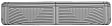 2016 Chevrolet Traverse - Third Row Flat Floor Mat, Gray, Made of Rubberized Thermoplastic Elastomer, All-weather Series