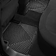 W615 Second Row All-weather Series Flat Floor Mat, Black Made of Rubberized Thermoplastic Elastomer