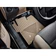 W61TN-W50TN Front and Rear All-weather Series Flat Floor Mat, Tan Made of Rubberized Thermoplastic Elastomer