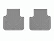 W656GR Rear All-weather Series Molded Floor Liner, Gray Made of Rubberized Thermoplastic Elastomer