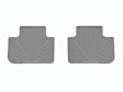 W660GR Second Row All-weather Series Molded Floor Liner, Gray Made of Rubberized Thermoplastic Elastomer