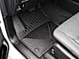 W719 Front Row All-weather Series Molded Floor Liner, Black Made of Rubberized Thermoplastic Elastomer
