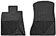 2009 Lexus GS460 - Front Row Flat Floor Mat, Black, Made of Rubberized Thermoplastic Elastomer, All-weather Series