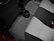 W85 Second Row All-weather Series Flat Floor Mat, Black Made of Rubberized Thermoplastic Elastomer