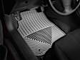 W89GR Front Row All-weather Series Flat Floor Mat, Gray Made of Rubberized Thermoplastic Elastomer