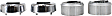 11690 Standard Series Locking Hub, Set of 2