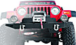 37170 Winch Plate - Black Powdercoated, Steel, Direct Fit