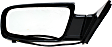 955-191 Driver Side Mirror, Power Adjust, Non-Heated, Manual Folding, Black, No Signal Light, No Memory, No Puddle Light, No Auto-Dimming, No Blind Spot Feature