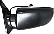 955-191 Driver Side Mirror, Power Adjust, Non-Heated, Manual Folding, Black, No Signal Light, No Memory, No Puddle Light, No Auto-Dimming, No Blind Spot Feature