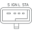 D411XHD Voltage Regulator - Direct Fit, 12 Volts, Sold individually