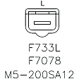 F7078 Voltage Regulator - Direct Fit, 12 Volts, Sold individually