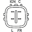 IM851 Voltage Regulator - Direct Fit, 12 Volts, Sold individually