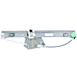 2006 BMW 325i - Rear, Passenger Side Power Window Regulator, Without Motor, OE Replacement Series