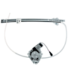 2002 Jeep Liberty - Rear, Passenger Side Power Window Regulator, With Motor, OE Design Cable Type Unit, OE Replacement Series