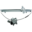 2008 Toyota Corolla - Rear, Driver Side Power Window Regulator, With Motor