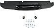 2000 GMC Sonoma - Step Bumper, Fleetside, Powdercoated Black, Face Bar and Pads, Without mounting bracket(s)