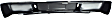 2000 GMC Sonoma - Step Bumper, Fleetside, Powdercoated Black, Face Bar and Pads, Without mounting bracket(s)