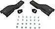 2000 GMC Sonoma - Step Bumper, Fleetside, Powdercoated Black, Face Bar and Pads, Without mounting bracket(s)