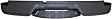 2000 GMC Sonoma - Step Bumper, Fleetside, Powdercoated Black, Face Bar and Pads, Without mounting bracket(s)