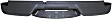 2000 GMC Sonoma - Step Bumper, Fleetside, Powdercoated Black, Face Bar and Pads, Without mounting bracket(s)